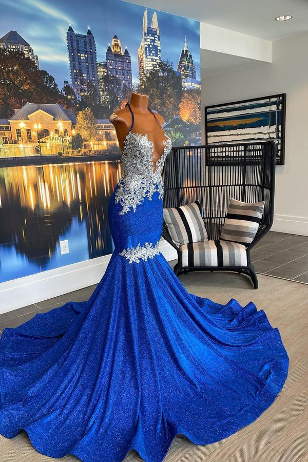 Fabulous Long Sleeveless Heter Backless Mermaid Prom Dress With Beading Fabulous Long Sleeveless Heter Backless Mermaid Prom Dress With Beading