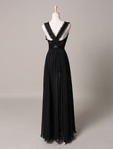 Glamorous Celebrity Dresses A Line Cut Out Elegant See Through Chiffon Festival Dress-Ballbella