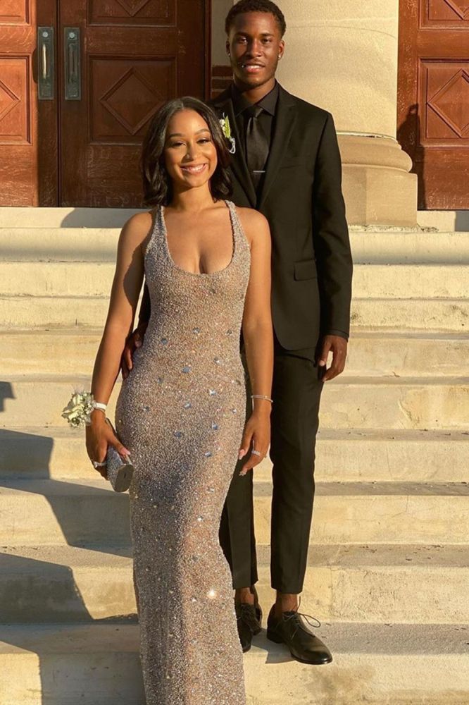 Glitter Sequin Sleeveless Slim Prom Formal Dress Glitter Sequin Sleeveless Slim Prom Formal Dress