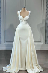 Glorious A-line Sleeveless Sweetheart Beading Bridal Dress-Ballbella