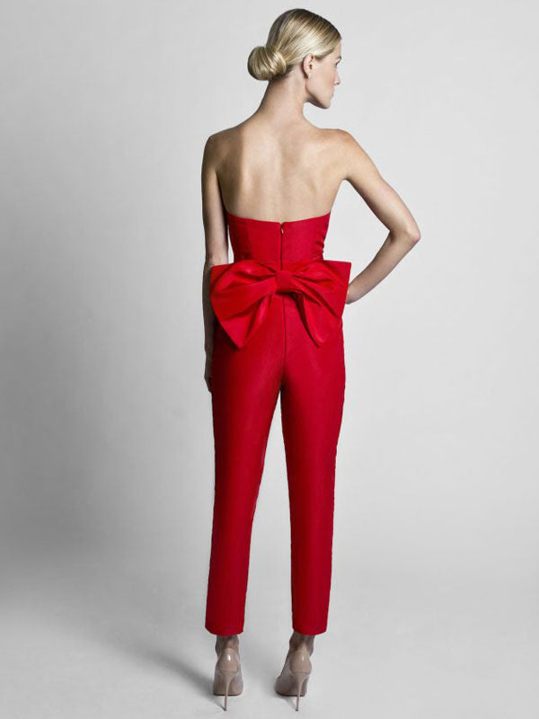 Gorgeous Evening Jumpsuit Ball Gown Sweetheart Neck Ankle Length Sleeveless Zipper Sash Satin Fabric Social Party Jumpsuit Gorgeous Evening Jumpsuit Ball Gown Sweetheart Neck Ankle Length Sleeveless Zipper Sash Satin Fabric Social Party Jumpsuit