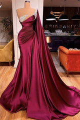 Gorgeous Mermaid Beads Evening Prom Dress WIth Ruffles-Ballbella