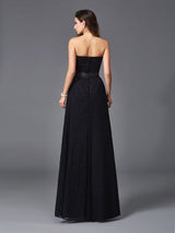 Gorgeous Sweetheart Sash/Ribbon/Belt Sleeveless Long Lace Bridesmaid dresses-Ballbella