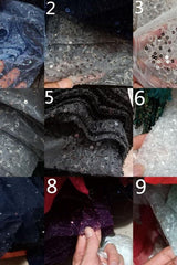 Gorgeous V-Neck Short Sleeves Beading Flower Mermaid Floor-Length Prom Dresses-Ballbella