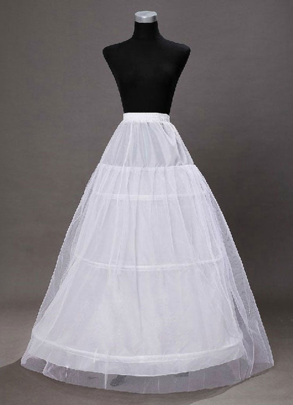 Ivory Taffeta A Line 1 Layer 3 Hoop Wedding Petticoats Ivory Taffeta A Line 1 Layer 3 Hoop Wedding Petticoats