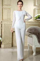 Jewel ruffles Long Sleeves Vintage Mother’s suit-Ballbella