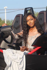 Long Sleeves Prom Party GownsBeading Mermaid Evening Gowns-Ballbella