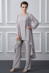 Long Tulle Jewel Vintage Knee-length Mother's suit-Ballbella