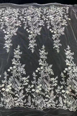 Luxurious Mermaid Lace Appliques Wedding Dress Sheer Skirt-Ballbella