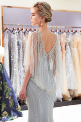 MAXINE Mermaid Sweetheart Illusion Neckline Sequins Beading Evening Dresses-Ballbella