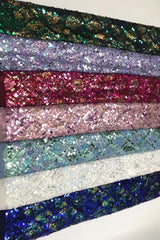 Mermaid Bateau Lace Sequined Floor-length half sleeves Floor-length Elegant Prom Dress-Ballbella