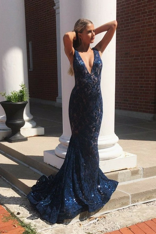 crochet prom dress Mermaid Deep V-neck Wide Strap Floor Length Court Paillette Crochet Flower Evening crochet prom dress Mermaid Deep V-neck Wide Strap Floor Length Court Paillette Crochet Flower Evening
