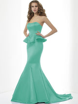 Mermaid Gorgeous Sweetheart Sleeveless Long Satin Bridesmaid Dresses-Ballbella