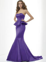 Mermaid Gorgeous Sweetheart Sleeveless Long Satin Bridesmaid Dresses-Ballbella