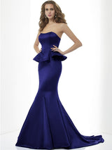 Mermaid Gorgeous Sweetheart Sleeveless Long Satin Bridesmaid Dresses-Ballbella