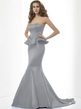 Mermaid Gorgeous Sweetheart Sleeveless Long Satin Bridesmaid Dresses-Ballbella