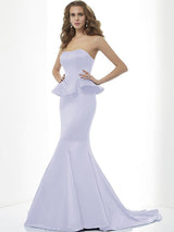 Mermaid Gorgeous Sweetheart Sleeveless Long Satin Bridesmaid Dresses-Ballbella