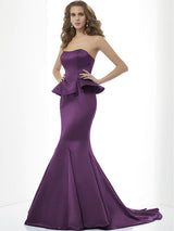 Mermaid Gorgeous Sweetheart Sleeveless Long Satin Bridesmaid Dresses-Ballbella