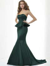 Mermaid Gorgeous Sweetheart Sleeveless Long Satin Bridesmaid Dresses-Ballbella