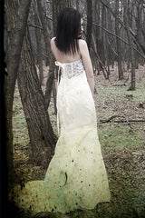 Mermaid Sweetheart Floor Length Chiffon Rhinestone Prom Dress-Ballbella