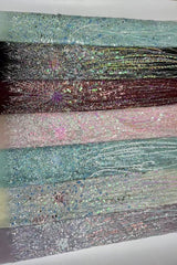 Mermaid Sweetheart Spaghetti Strap Floor-length Sleeveless Backless Appliques Lace High Split Prom Dress-Ballbella