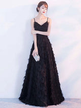 Modern Evening Dresses Blush Pink Long Halter Feathers Sleeveless Floor Length Graduation Dress wedding guest dress-Ballbella