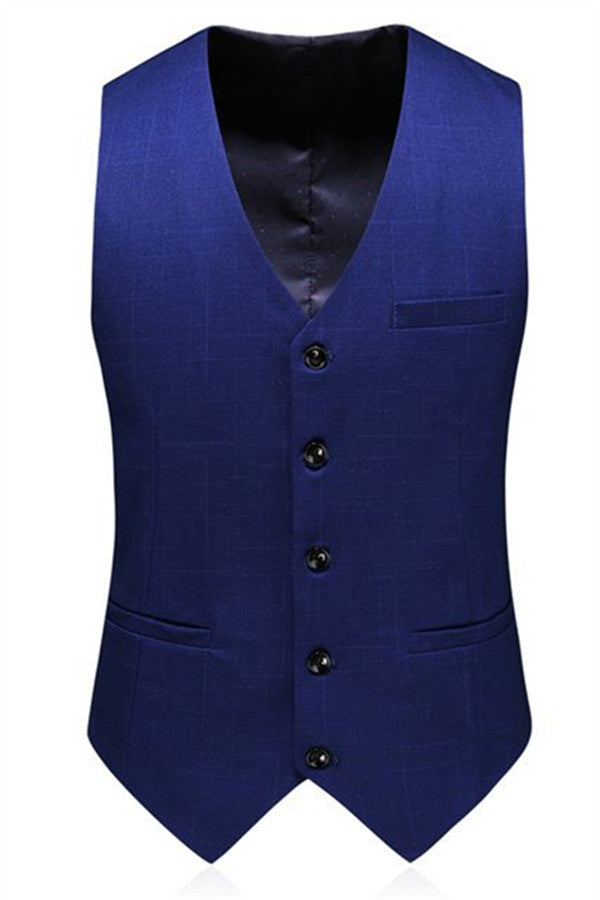 Navy Blue Simple Formal Tuxedo Slim fit Men Suits online Navy Blue Simple Formal Tuxedo Slim fit Men Suits online