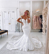 This Off The Shoulder Mermaid Appliques Wedding Dresses Lace Backless Bridal Gowns at Ballbella comes in all sizes and colors. Shop a selection of formal dresses for special occasion and weddings at reasonable price.