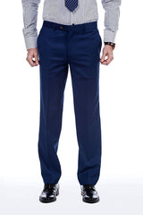 Premium Peak Lapel Navy Blue Three Piece Suits for Men with Double Breasted Vest-Ballbella