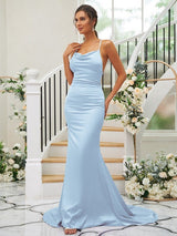 Pretty Square Sleeveless Bridesmaid Dresses-Ballbella