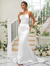 Pretty Square Sleeveless Bridesmaid Dresses-Ballbella