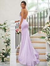 Pretty Square Sleeveless Bridesmaid Dresses-Ballbella