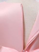 Purple Jewel Neck Cotton Tulle Sleeveless Short A-Line Embroidered Kids Party Dresses-Ballbella