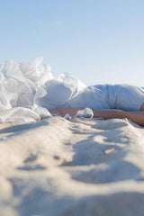 Sheath Sweetheart Floor Length Organza Lotus Leaf Pendulum Wedding Dress-Ballbella