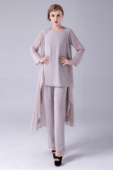 Sleeveless strap jewel casual mother's suit-Ballbella