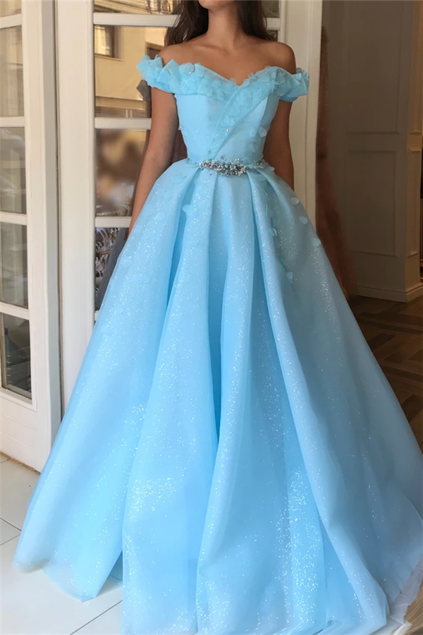 Sparkle Sequins Off-the-Shoulder Prom Party Gowns| Charming Sweetheart Ballbella Sparkle Sequins Off-the-Shoulder Prom Party Gowns| Charming Sweetheart Ballbella