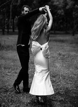 Strapless Sleeveless Ankle-Length Wedding Dresses Bows-Ballbella