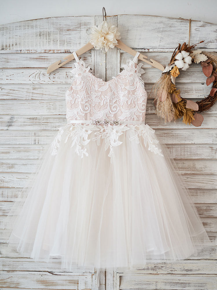 Straps Neck Sleeveless Sash Formal Kids Pageant flower girl dresses, Soft Pink / Child 2 Straps Neck Sleeveless Sash Formal Kids Pageant flower girl dresses, Soft Pink / Child 2