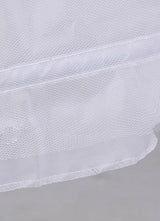 Tulle Ivory A Line Layer 3 Hoop Wedding Petticoat-Ballbella