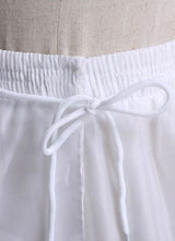 Tulle Ivory A Line Layer 3 Hoop Wedding Petticoat-Ballbella