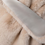 Warp knitted wool round hole mid-length imitation wool wedding shawl-Ballbella