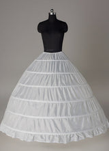 White Taffeta Full Gown Slip Bridal crinoline Wedding Petticoat-Ballbella