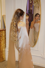 Luxury Strapless Sleeveless Satin Mermaid Prom Dresses Lace-Up Back With Gem Ruffle