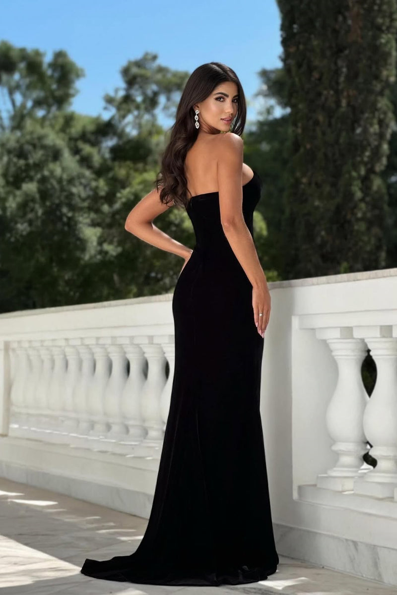 Elegant Black One Shoulder Sleeveless Satin Prom Dresses Mermaid Sheath With Beads Zipper