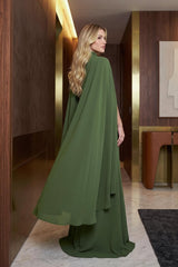 Timeless Green Strapless Sleeveless Chiffon Mermaid Prom Dresses Sheath With Pleats Wrap