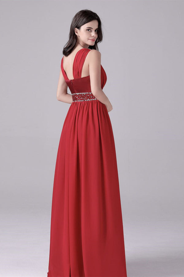 A-line court train sleeveless halter backless mother's dress-Ballbella