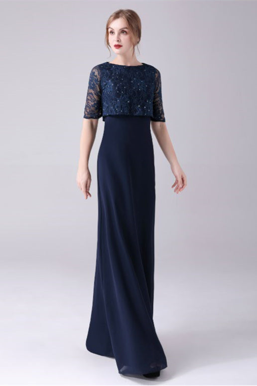 A-Line Short sleeves Jewel Lace Floor Length Casual mother's dress A-Line Short sleeves Jewel Lace Floor Length Casual mother's dress