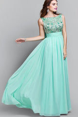 A-Line Sleeveless Open Back Mother‘s dress-Ballbella