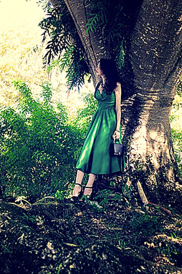 A-line Sweetheart Tea Length Chiffon Sleeveless Prom Dress-Ballbella