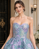 Pretty Purple Sweetheart Strapless Sleeveless Homecoming Dresses Mini With Lace-Up back